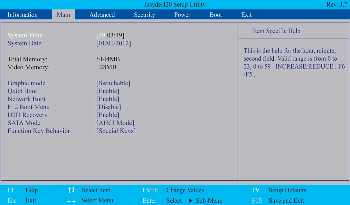 Acer (Aspire, Power, Veriton, Extensa, Ferrari, TravelMate, Altos) F2, DEL, Esc