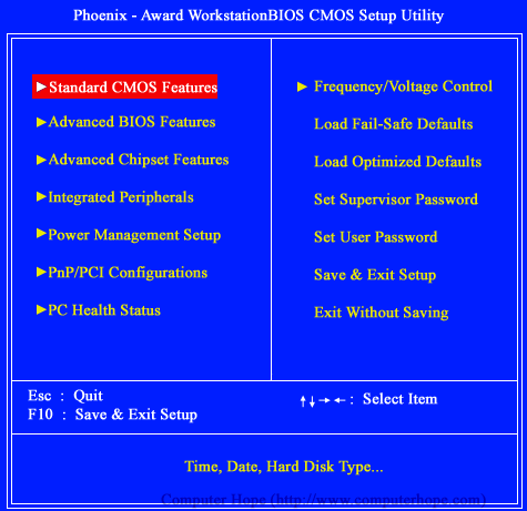Phoenix BIOS Del, для старых моделей: Ctrl+Alt+Esc, Ctrl+Alt+S, Ctrl+Alt+Ins